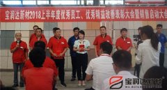 寶潤達(dá)新材2018年度優(yōu)秀員工、精益表彰大會(huì)